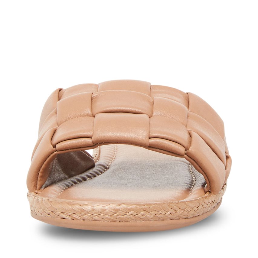 Beige Steve Madden Brina Women's Slides | FPZ12D7651