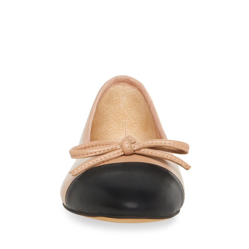 Beige Steve Madden Ellison Natural Women's Ballet Flats | VFMEW2163