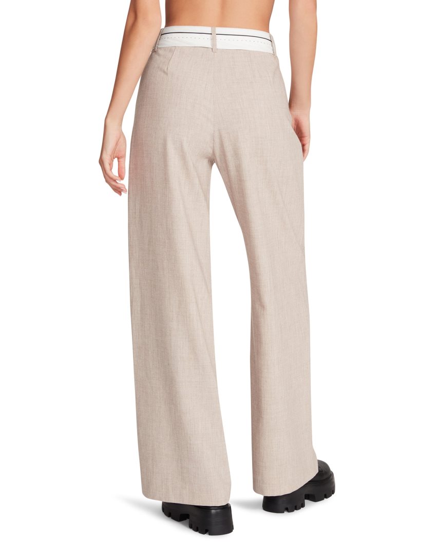 Beige Steve Madden Izzie Women's Pants | NJKRG2741