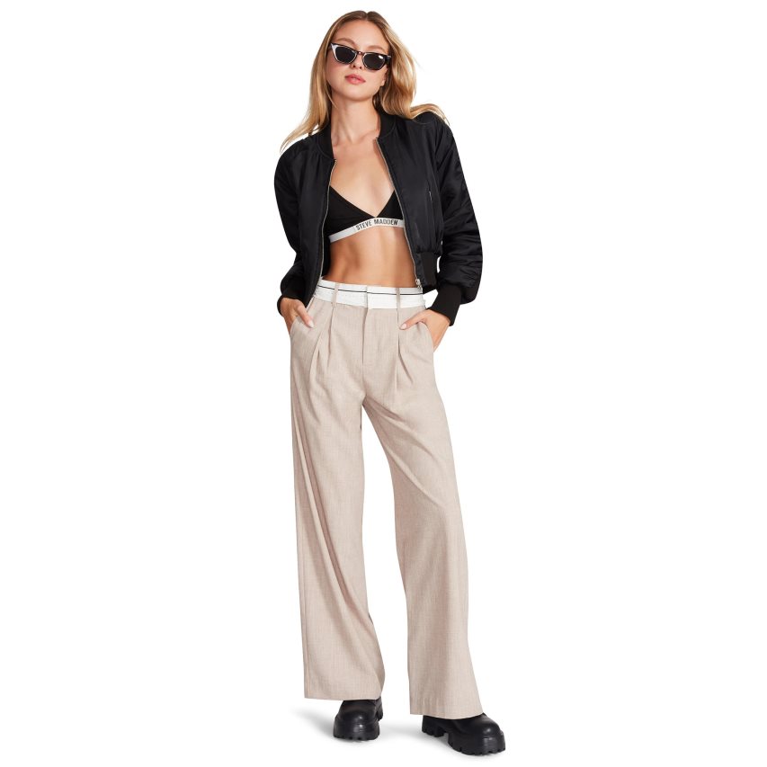 Beige Steve Madden Izzie Women\'s Pants | NJKRG2741