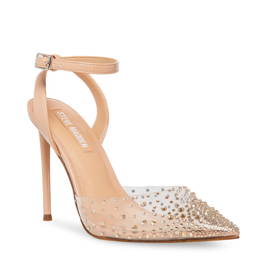 Beige Steve Madden Venus Women's Heels | ROAYV8321