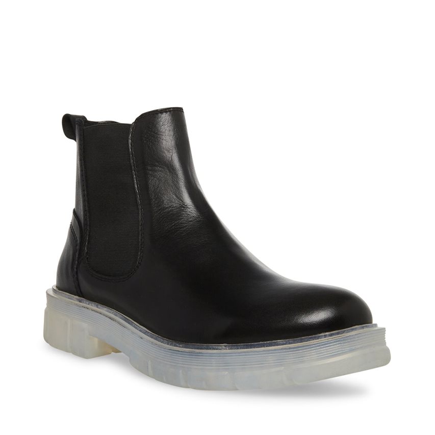 Black Steve Madden Adonis Men's Chelsea Boots | BARS122401