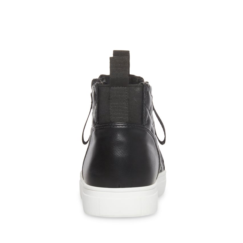 Black Steve Madden Areggie Kids' Sneakers | GIRSX8072