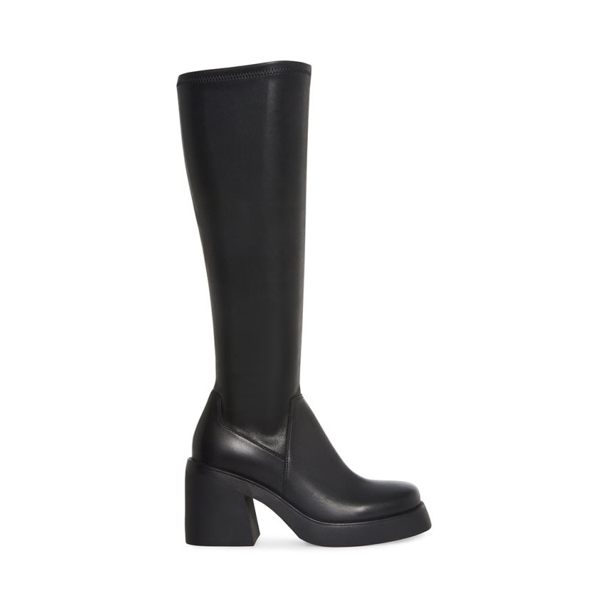 Black Steve Madden Baily Women\'s Knee-high Boots | 12XELV9861