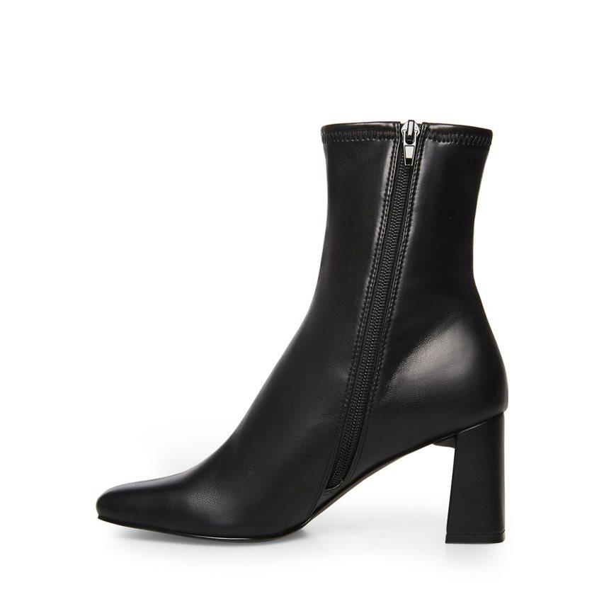 Black Steve Madden Hush Women's Ankle Boots | AMZKO8756