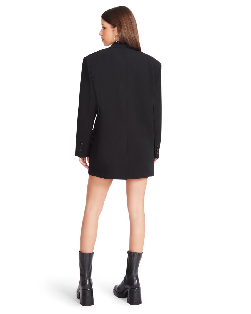 Black Steve Madden Isabella Women's Blazers | HUPIB8570