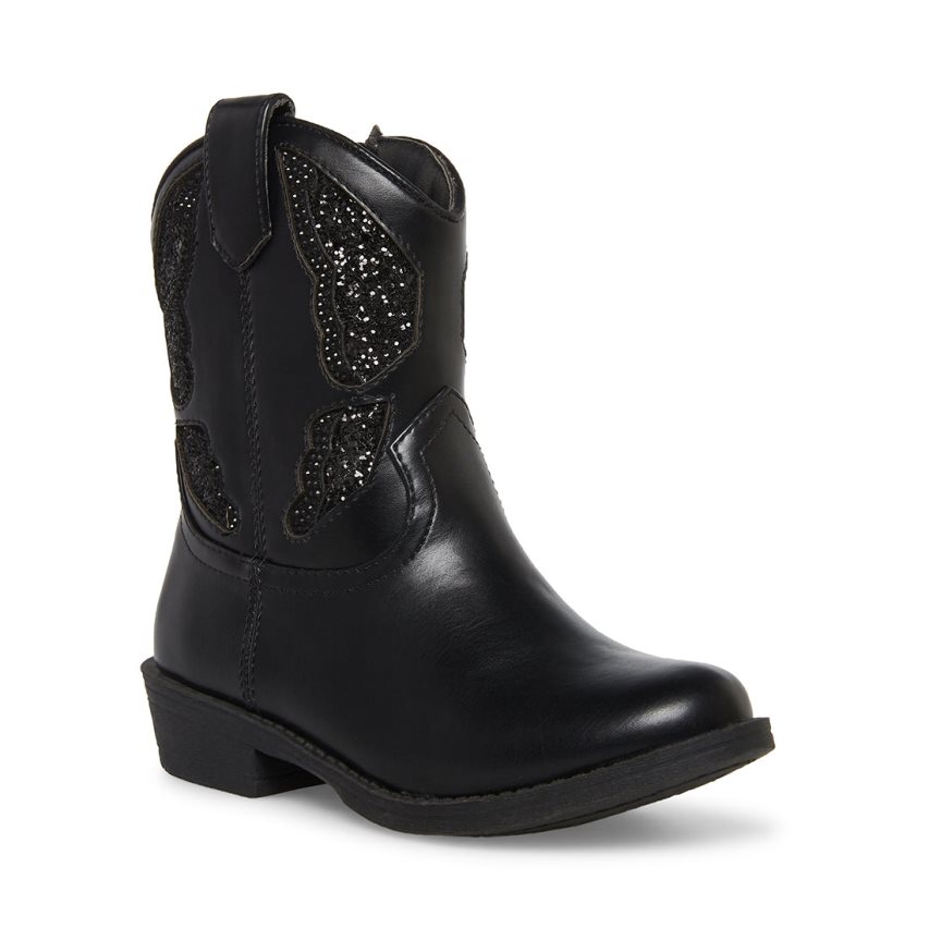 Black Steve Madden Jhayward Kids' Ankle Boots | IVCAP4802