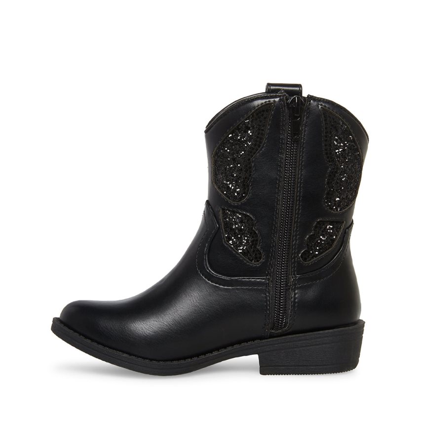 Black Steve Madden Jhayward Kids' Ankle Boots | IVCAP4802