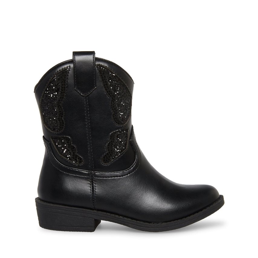 Black Steve Madden Jhayward Kids\' Ankle Boots | IVCAP4802