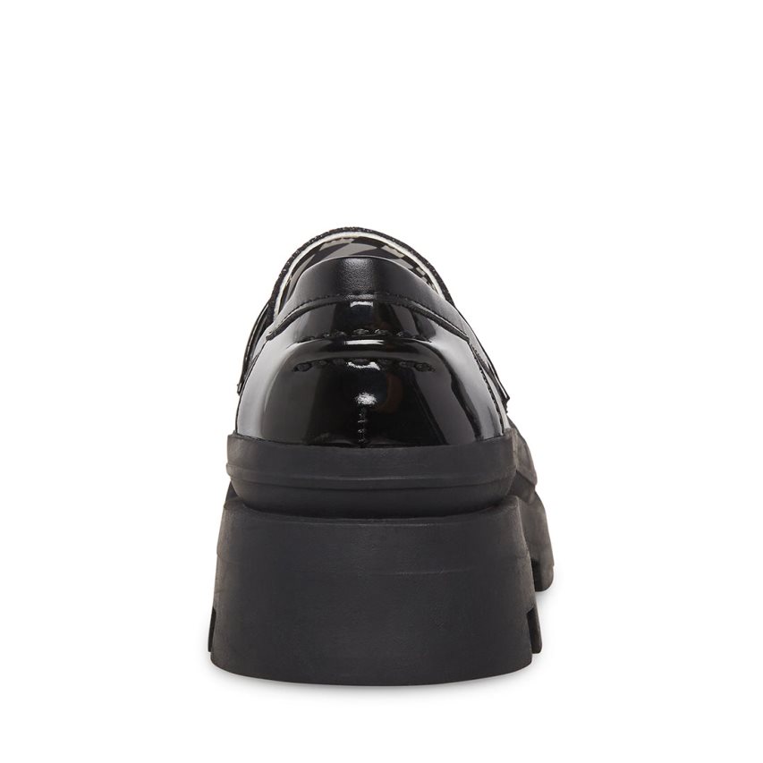 Black Steve Madden Jlawrnce Kids' Platform Shoes | NSTXB4012