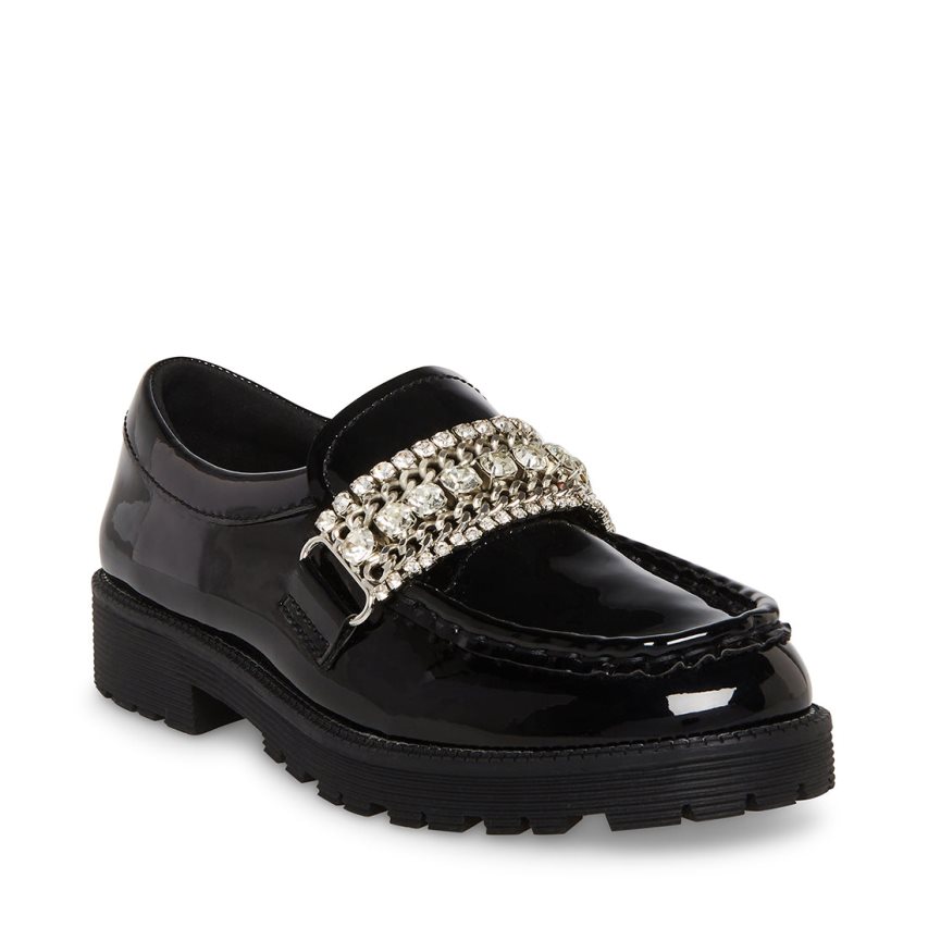 Black Steve Madden Jmaybell Kids' Loafers | JSTDB7314