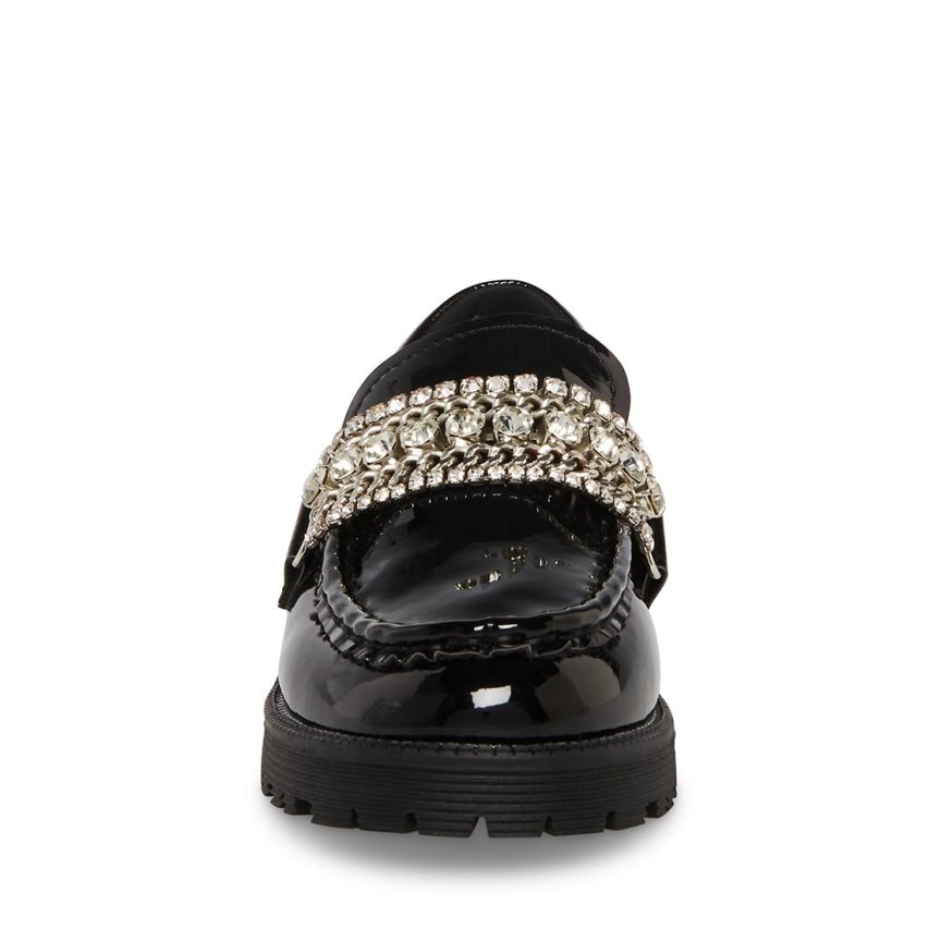 Black Steve Madden Jmaybell Kids' Loafers | JSTDB7314