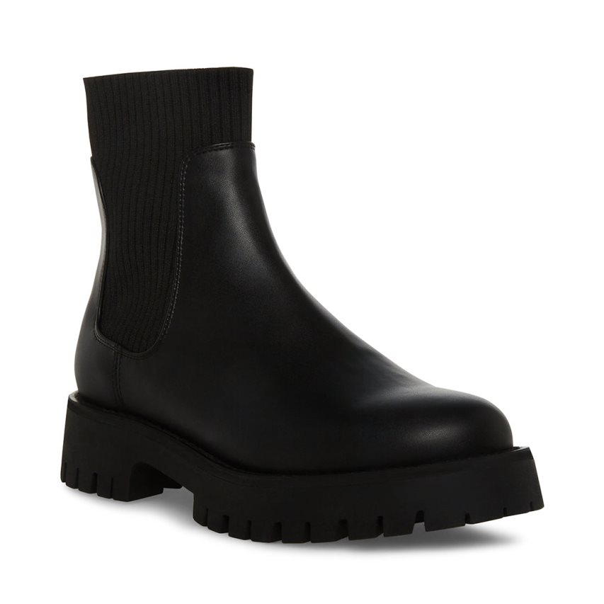 Black Steve Madden Liliana Women's Chelsea Boots | EIXSV7392