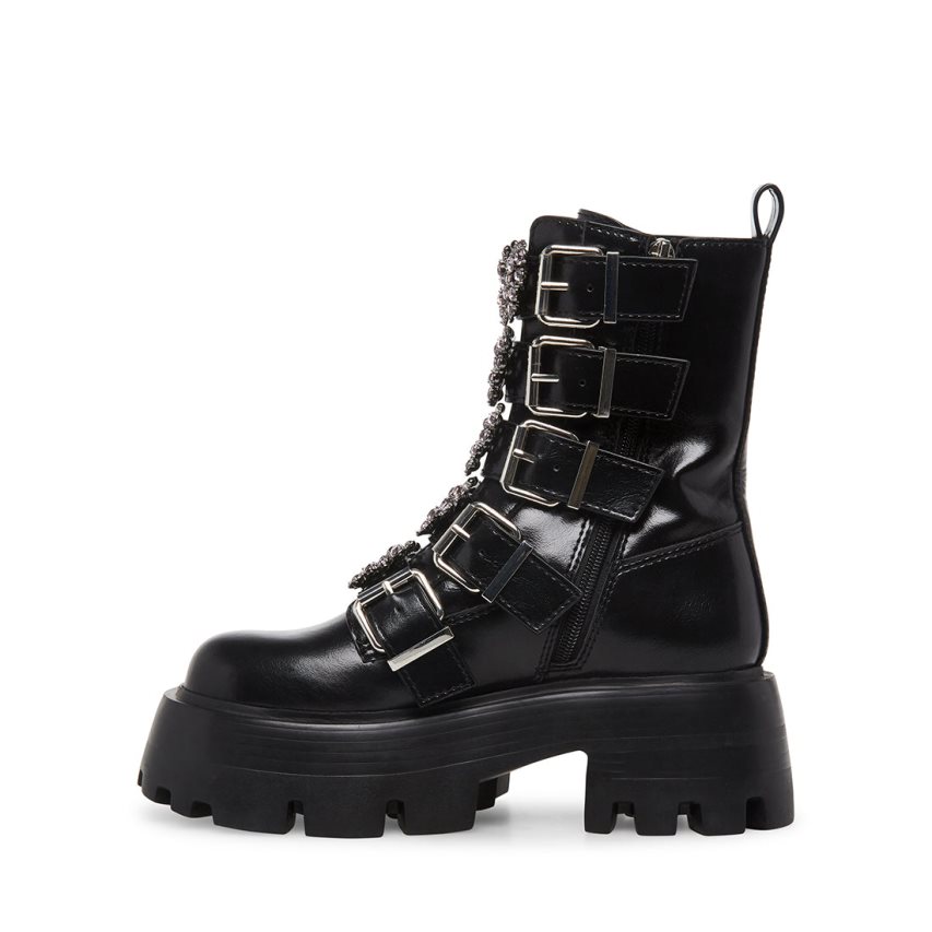 Black Steve Madden Maddy Women's Ankle Boots | SKICB2416