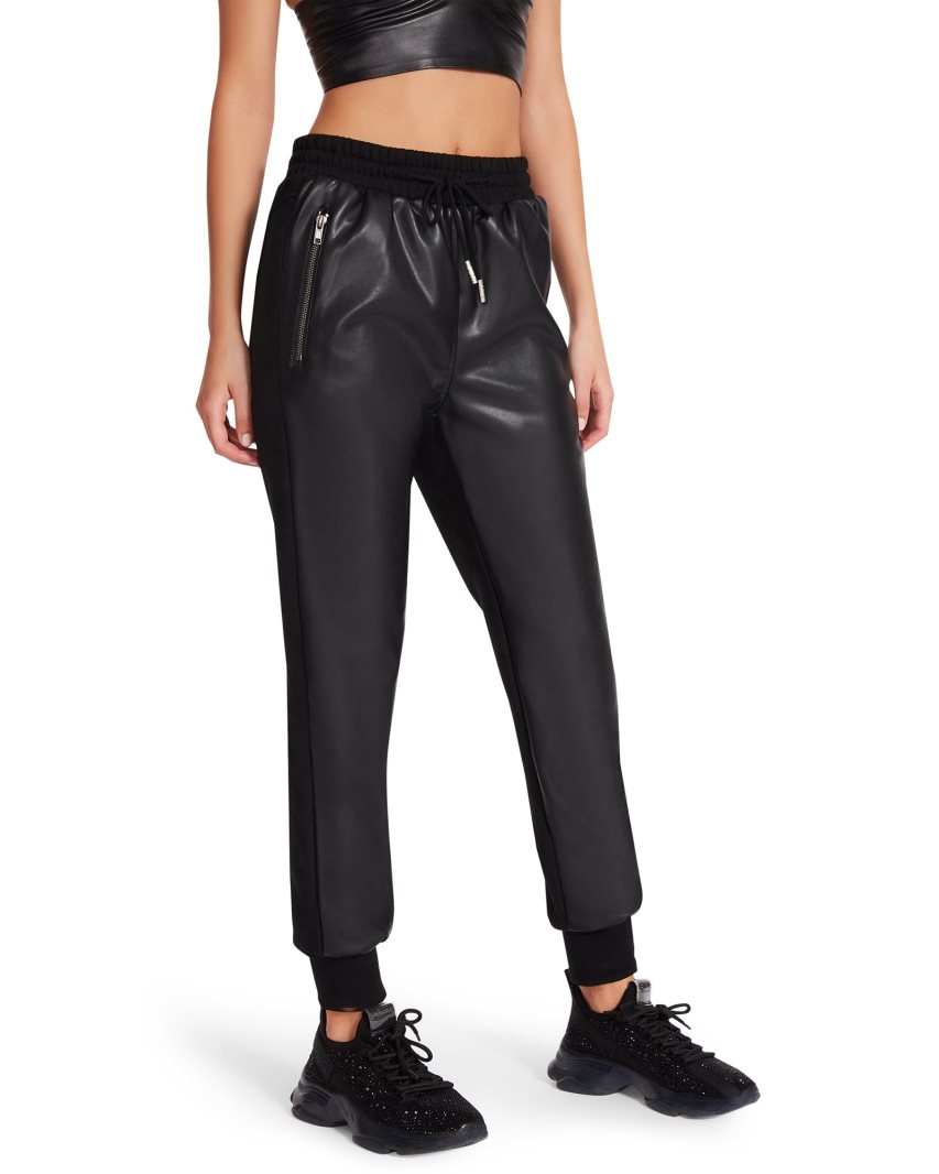 Black Steve Madden Maria Women's Pants | ATLWZ6713