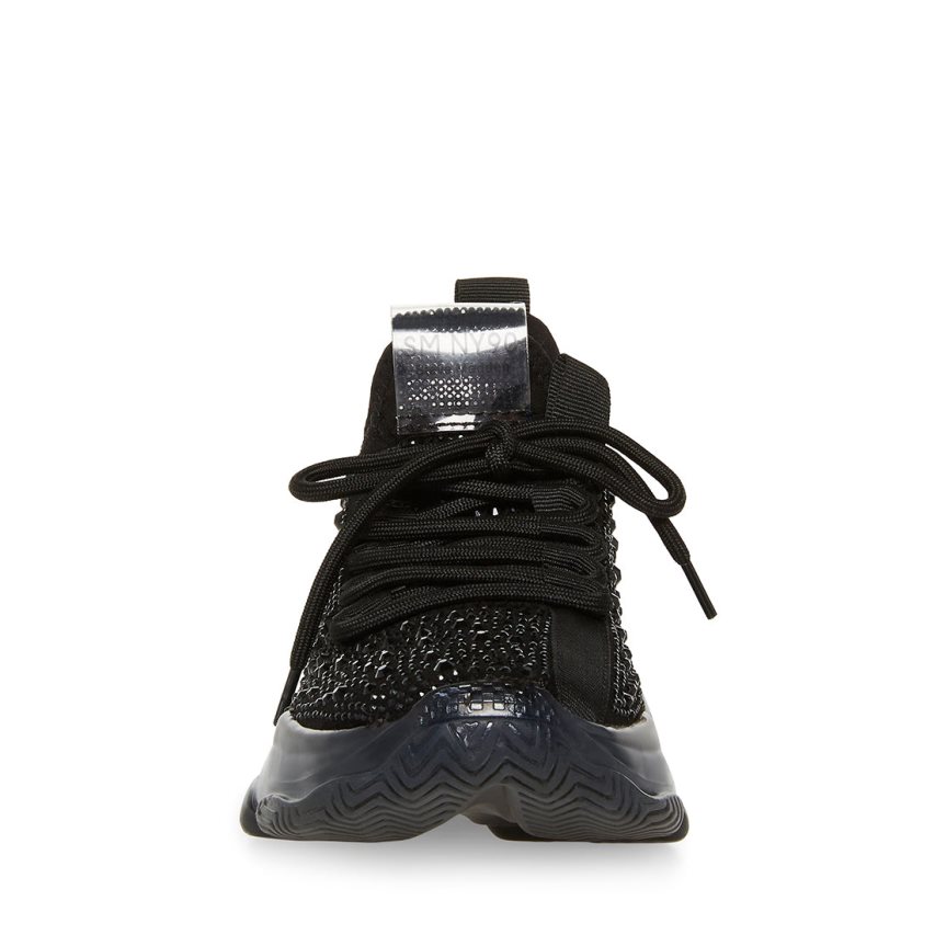 Black Steve Madden Maxima-r Women's Sneakers | WPDET5764