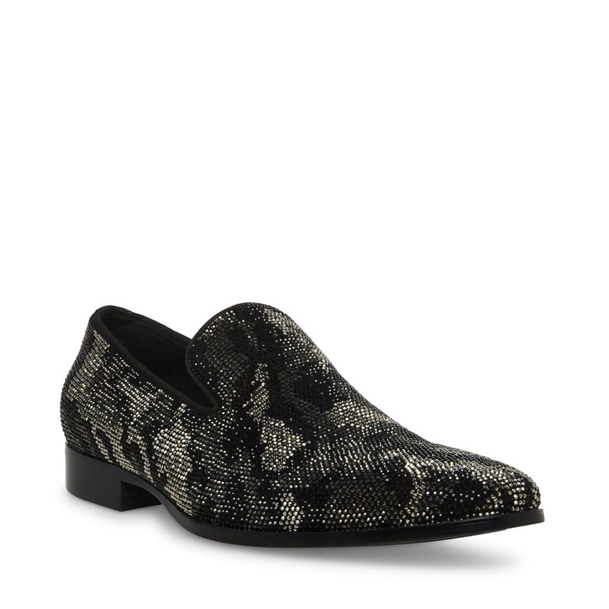 Black Steve Madden Parma Men's Loafers | OJNG128546