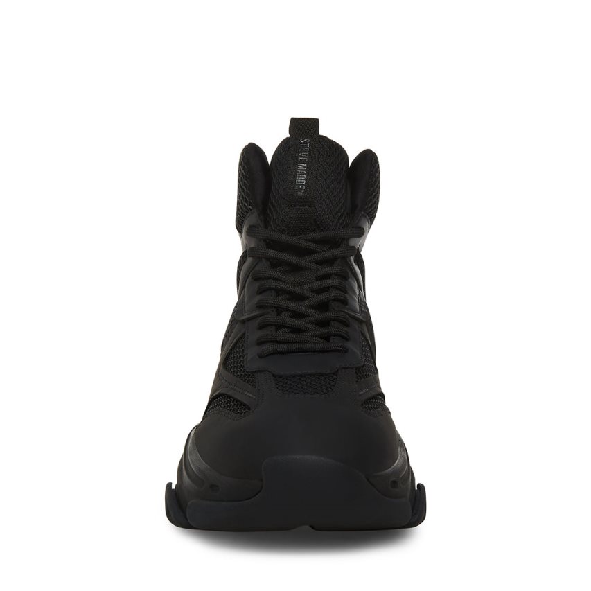 Black Steve Madden Possess High Top Men's Sneakers | UVTCJ4912