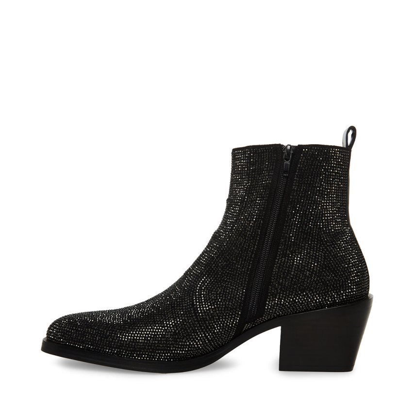 Black Steve Madden Richie Men's Ankle Boots | TRBEW3802