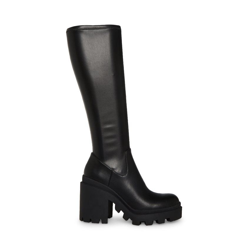 Black Steve Madden Roxanna Women\'s Knee-high Boots | GCWMT4701