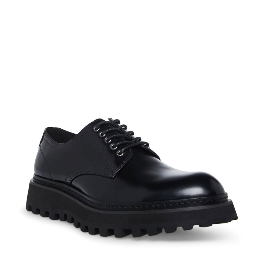 Black Steve Madden Torrin Men's Platform Shoes | T12PUY6927