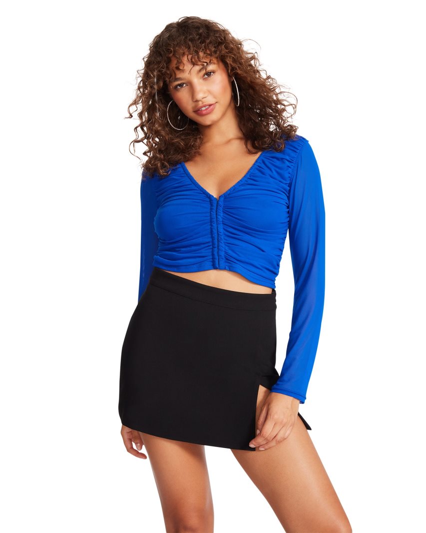 Blue Steve Madden Luna Women's Tops | YJZNL5817