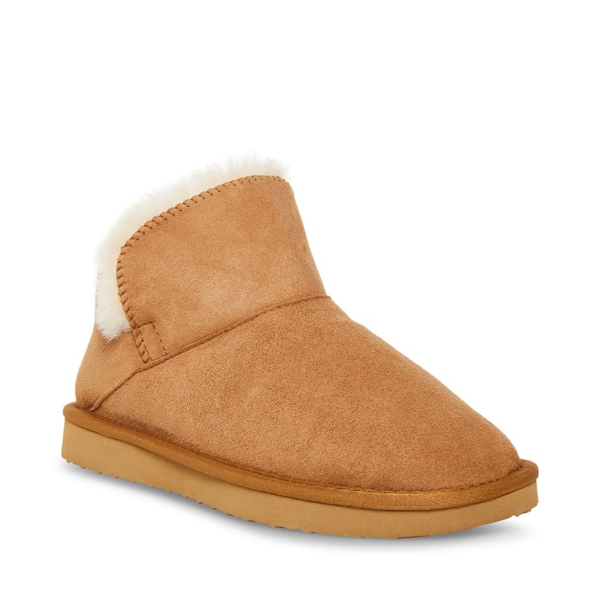 Brown Steve Madden Alpine Suede Women's Snow Boots | DZUAC4120