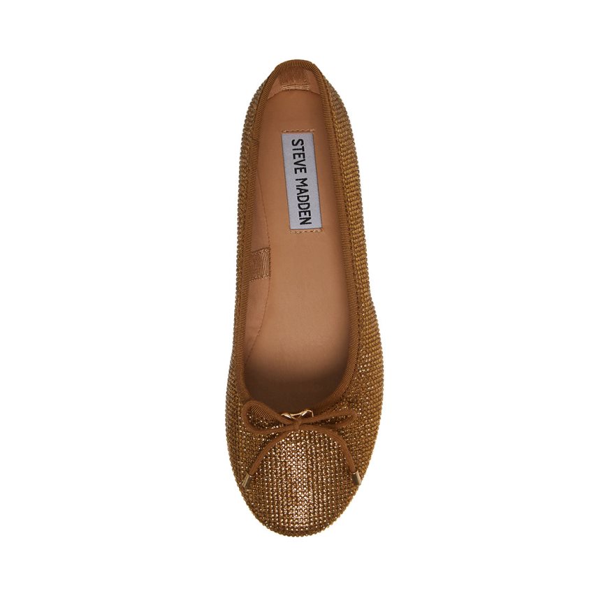 Brown Steve Madden Blossoms-r Women's Ballet Flats | UY12AF1245