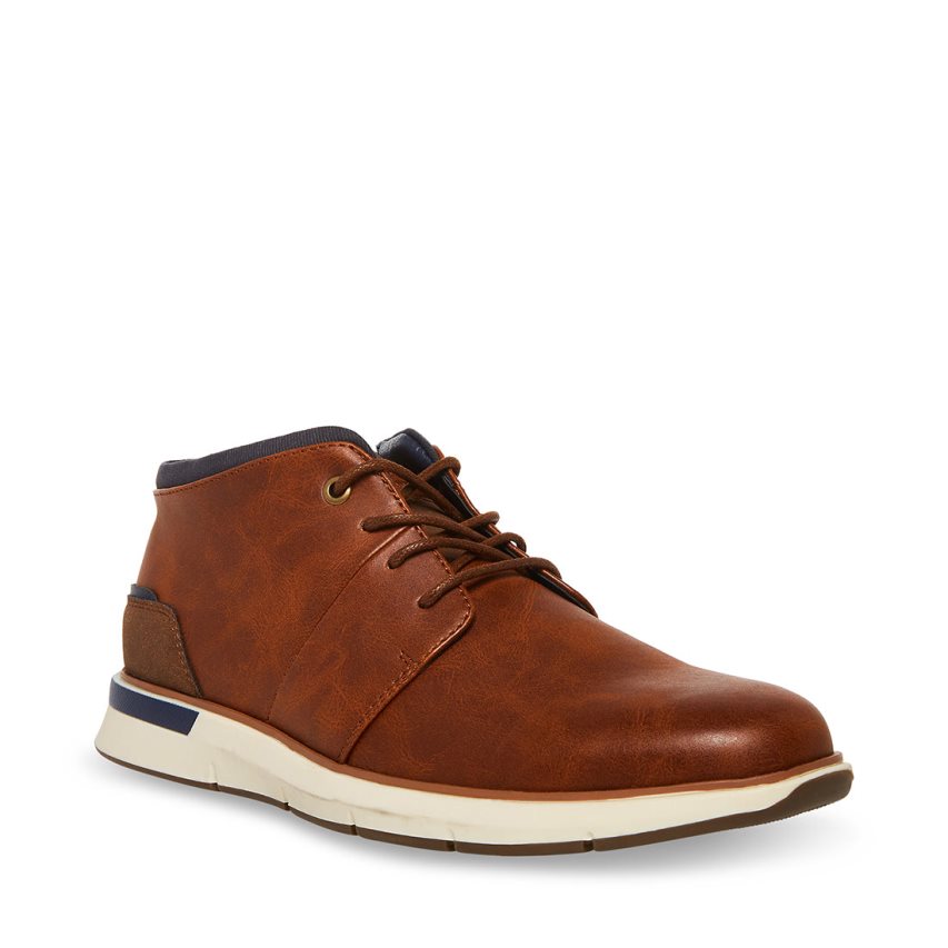 Brown Steve Madden Collier Men's Chukka Boots | WCJVY1245