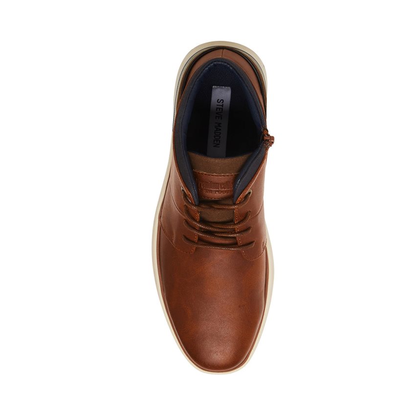 Brown Steve Madden Collier Men's Chukka Boots | WCJVY1245