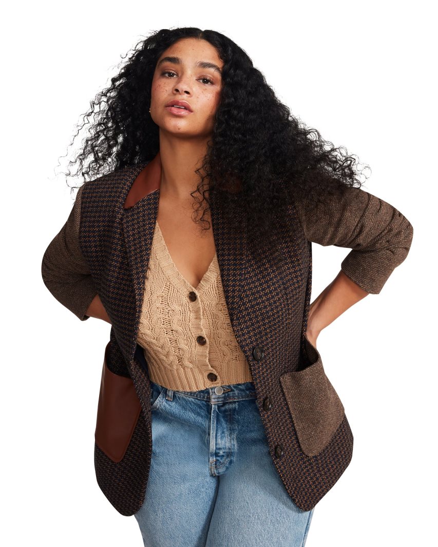 Brown Steve Madden Kelly Women's Blazers | 12LHIX5487