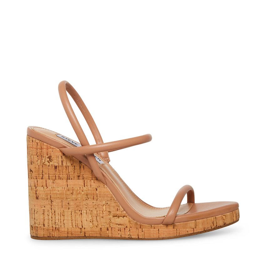 Brown Steve Madden Morgan Women\'s Wedges | VGTFK4369