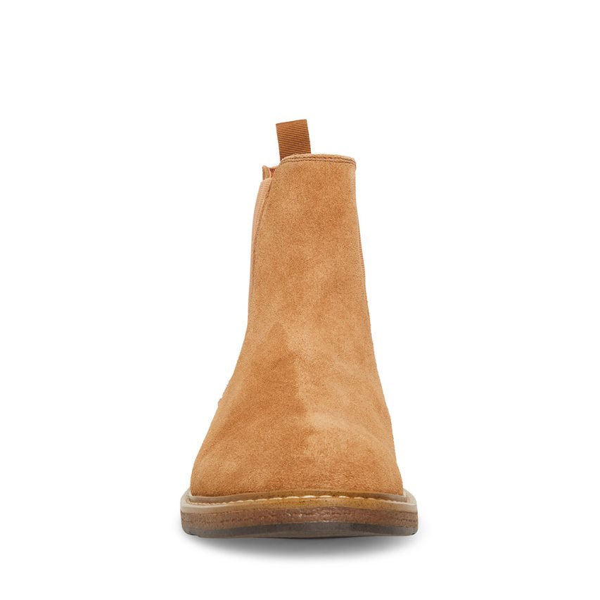 Brown Steve Madden Pedro Suede Men's Chelsea Boots | JNZET2458