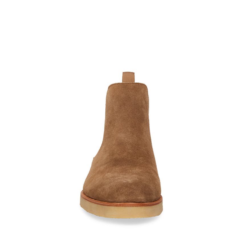 Brown Steve Madden Wilshire-s Suede Men's Chelsea Boots | EKZPY1327