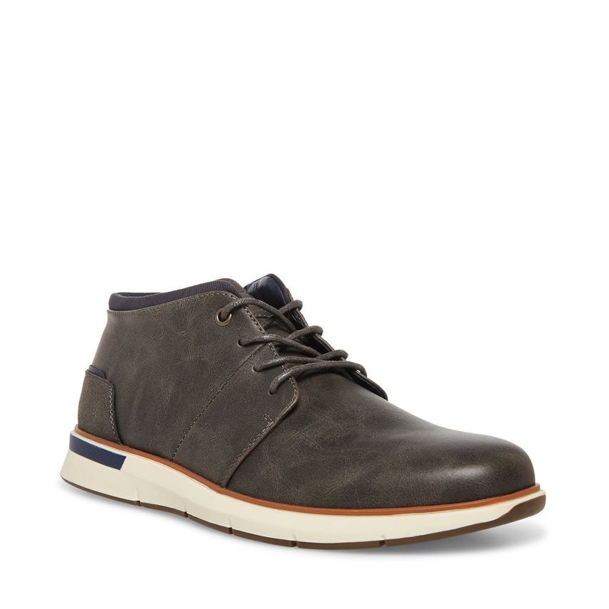 Dark Brown Steve Madden Collier Men's Chukka Boots | ZTGUI2401