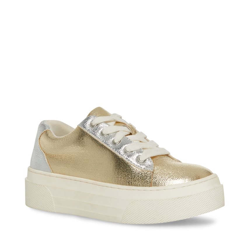 Gold / Silver Steve Madden Jstudioo Kids' Sneakers | BNWDO5321