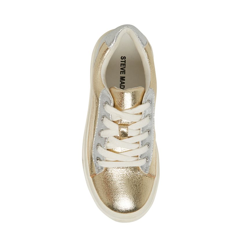 Gold / Silver Steve Madden Jstudioo Kids' Sneakers | BNWDO5321