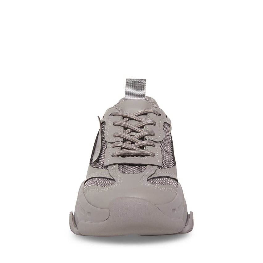 Grey Steve Madden Possession Women's Sneakers | XEKCH3957