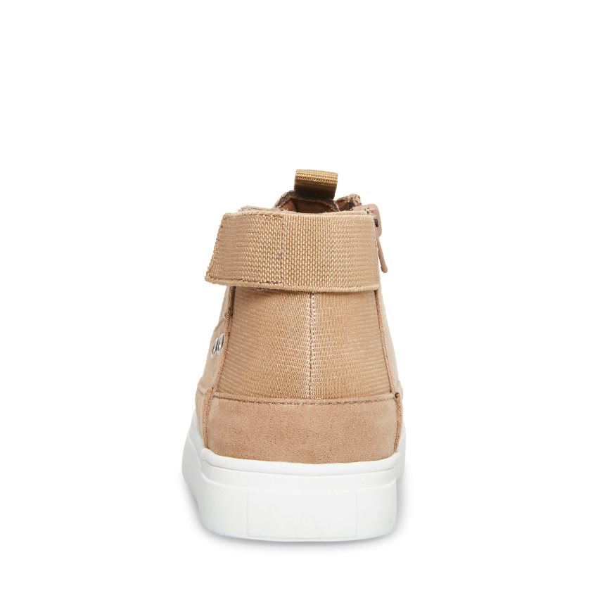 Khaki Steve Madden Achangee Kids' Sneakers | NMVEH5412