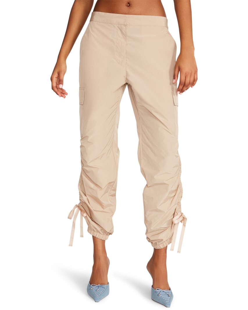 Khaki Steve Madden Hally Women's Pants | ZRBMT5896