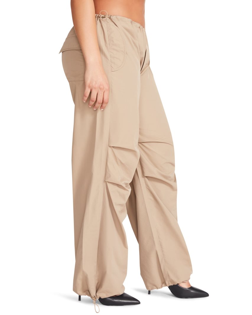 Khaki Steve Madden Pia Parachute Women's Pants | EOF12T9108