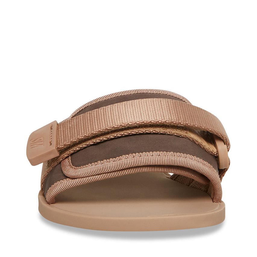 Light Brown Steve Madden Janelle Women's Slides | SEMHF7265