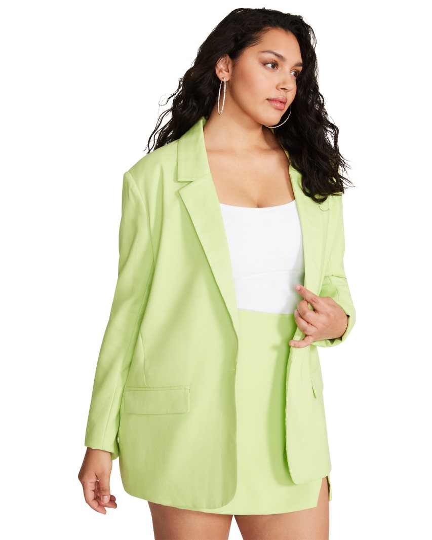 Light Green Steve Madden Kaira Women's Blazers | ZGJ12N5298