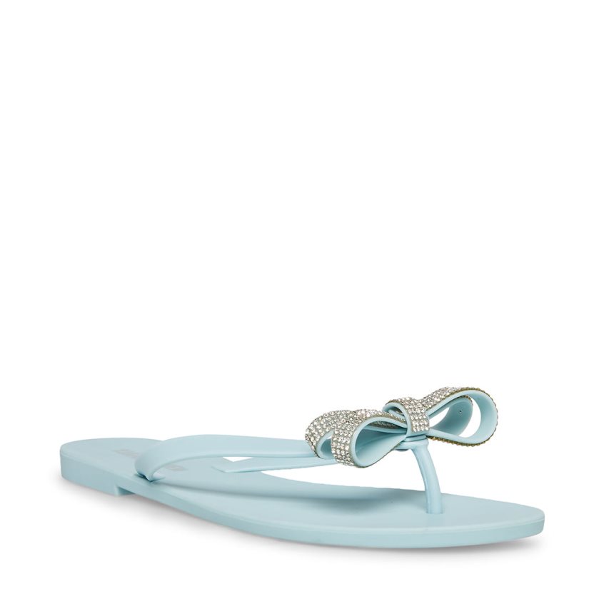 Mint Steve Madden Leanne Women's Flip Flops | XZMFI7361