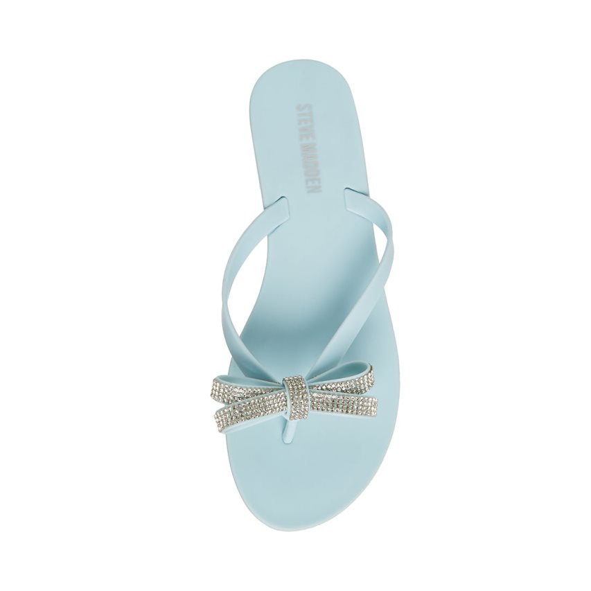 Mint Steve Madden Leanne Women's Flip Flops | XZMFI7361