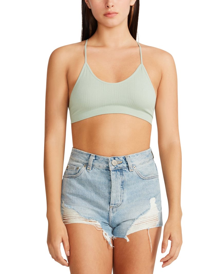 Mint Steve Madden The Ella Mesh Women's Bras | YI12KW2418