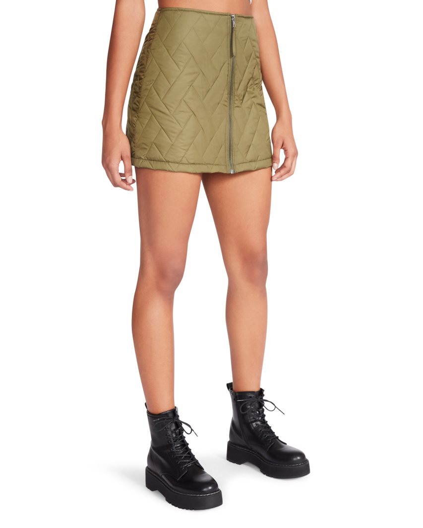 Olive Steve Madden Emerson Women's Skirts | IUCVL9564