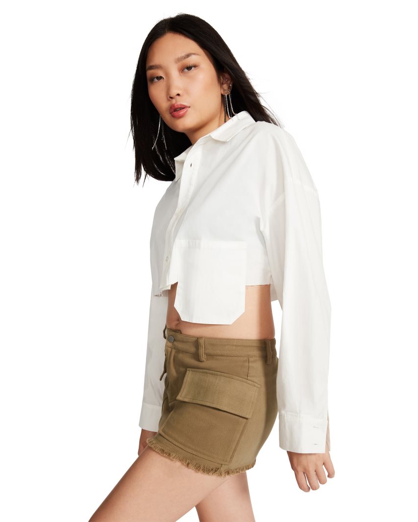 Olive Steve Madden Jordan Women's Skirts | SPAHB2085