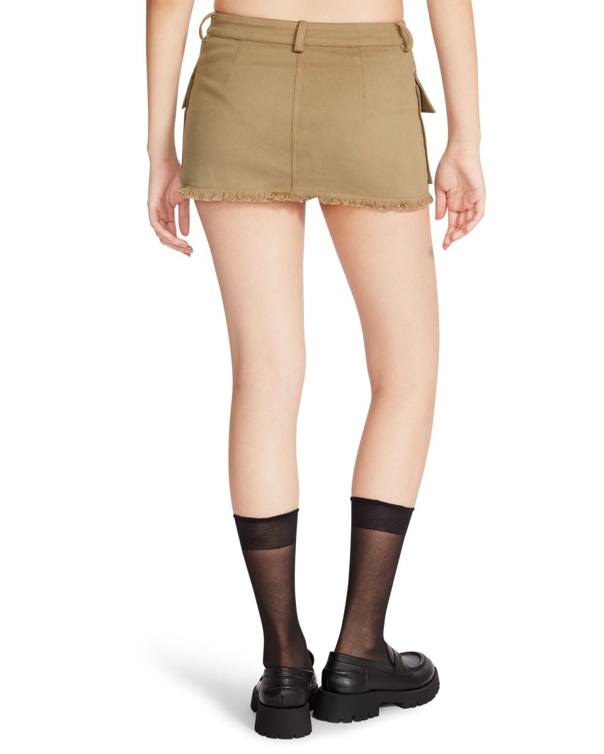 Olive Steve Madden Jordan Women's Skirts | SPAHB2085