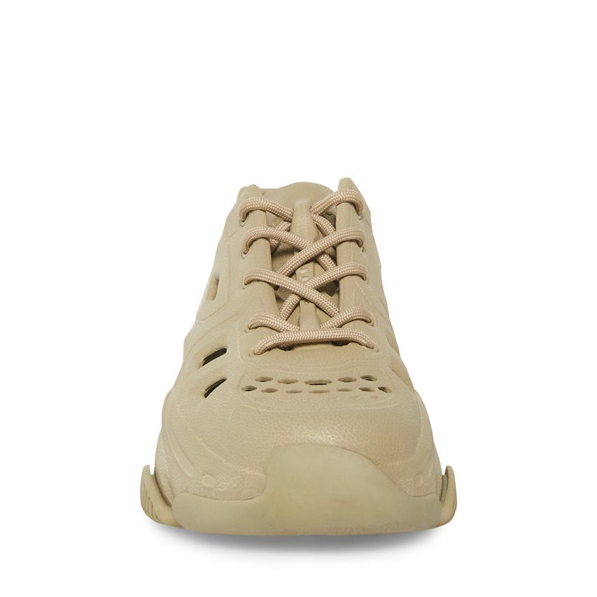 Olive Steve Madden Possessive Women's Sneakers | JBXDN5370